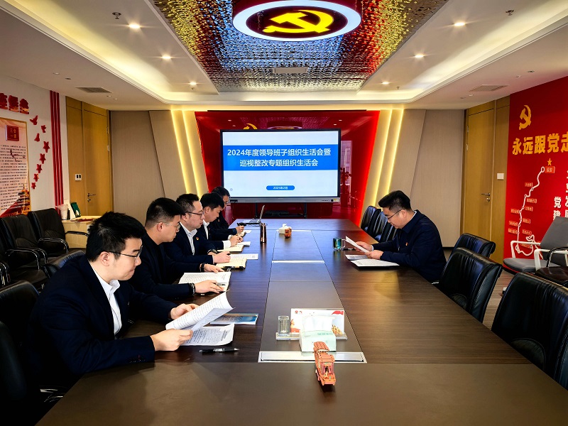 智引公司黨總支召開2024年度領(lǐng)導班子組織生活會暨巡視整改專題組織生活會